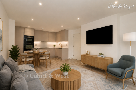 Staged Lounge Kitchen Diner
