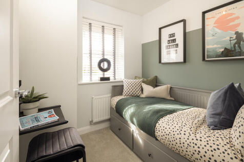 Internal image of the single bedroom in the archford at niveus walk