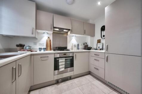 A contemporary kitchen