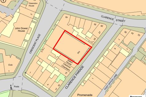 Revolution Cheltenham  OS Map.png