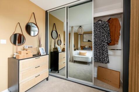 With plenty of space to add large wardrobes