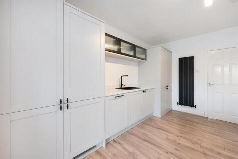 Kitchen opening into