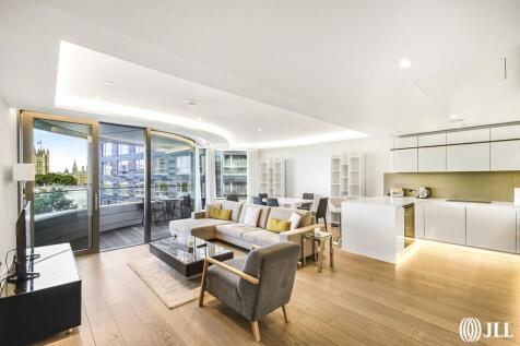 A stunning river facing apartment with 3 ensuite bedrooms, parking and access to luxurious health and well-being facilities in an an exclusive development on the south bank of the River Thames. The pr