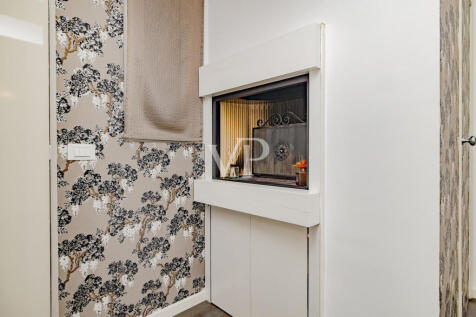 Dettaglio del camino della cucina