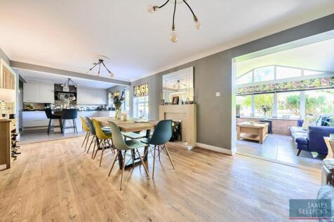 Open plan living dining kitchen