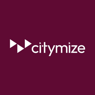 Citymize Logo - Front postion - Dark background (4