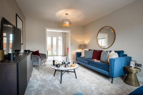 The lounge offers access to the kitchen diner