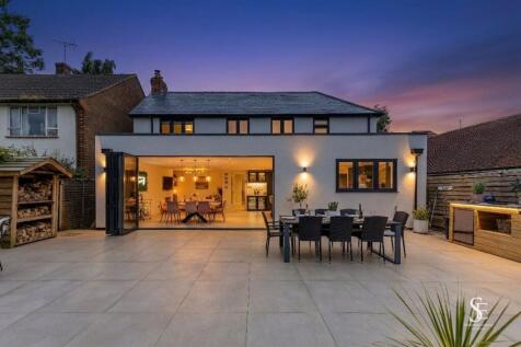 Twilight Rear of Property