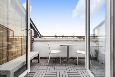 Impressive 1-bed duplex in historic Bow Quarter with terrace, mezzanine, concierge, pool, gym, and great transport links. Available end of August. EPC C. Close to parks and local amenities.