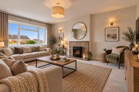 Living room (AI STAGED)