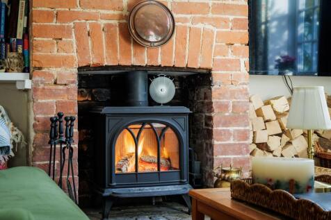 Log Burner In Sitting Room