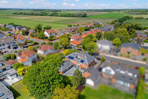 Drone view of the Rear