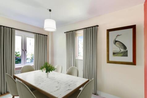 Digitally redressed as a dining room