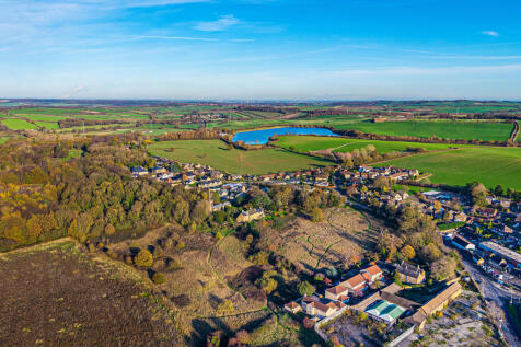 Aerial of house and surroundings