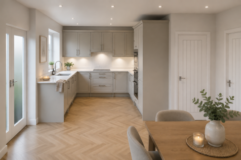 Plot 1 kitchen CGI