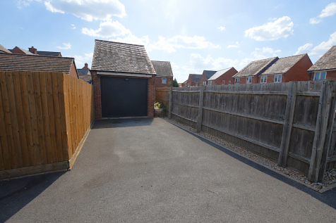 Garage & driveway