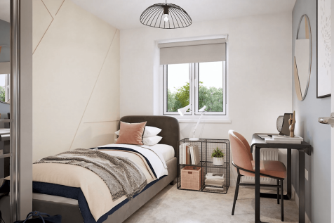 Bedroom two is a great space for guests or your little one