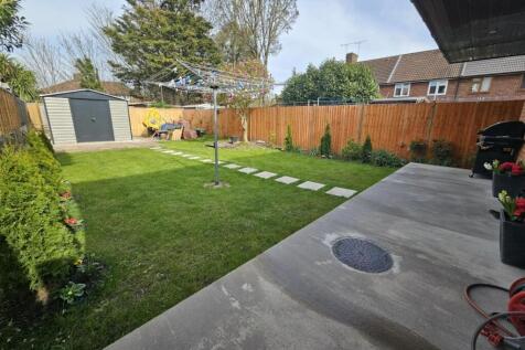 Private rear garden