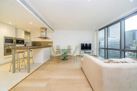 Stunning one bedroom south facing apartment with sensational views of Canary Wharf from the 19th floor and beautiful modern interior throughout.