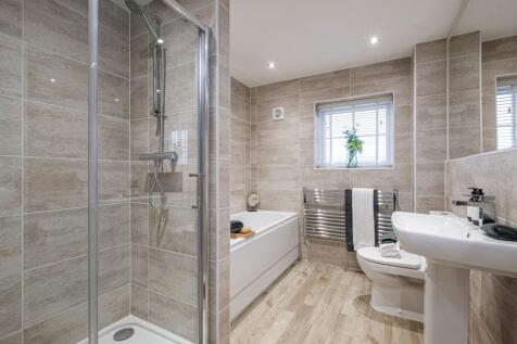 Interior view of the bathroom in our 4 bed Alnmouth home