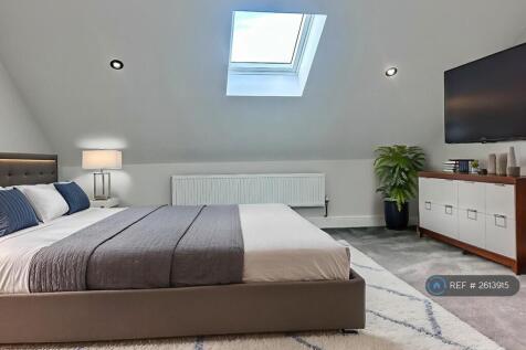 Illustration Of Furnished Master Bed