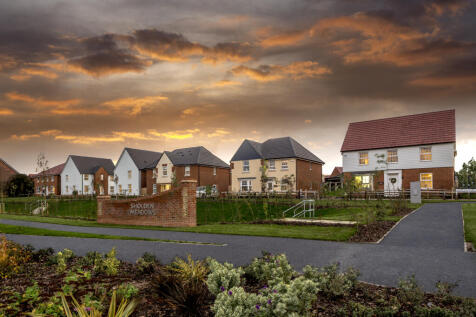 Sholden Meadows street scene dusk