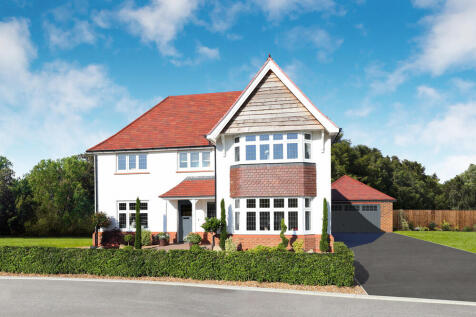 External CGI with white render of the Balmoral, a 4 bedroom house