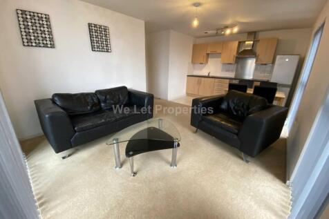 We Let Properties have this spacious well presented apartment located in this smart canal side development at Sportcity. The property comprises of a good size lounge, kitchen with two double bedrooms,
