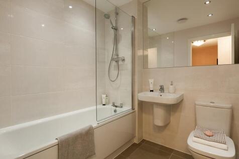A main bathroom with high quality fixtures and fittings