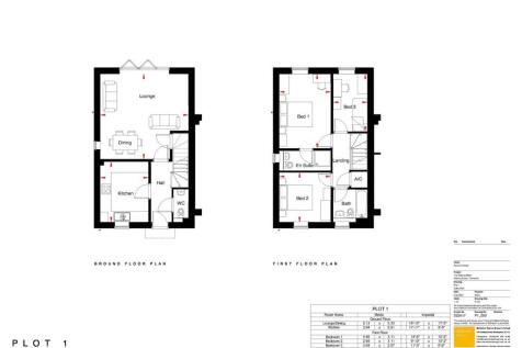 Plot 1, Watling Mews- Floorplan