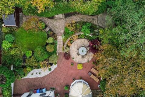 Aerial Rear Garden.