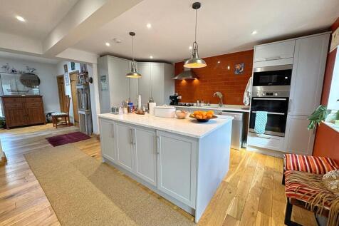 Kitchen from stai...