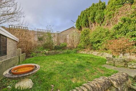 West-facing rear garden catching afternoon and evening light