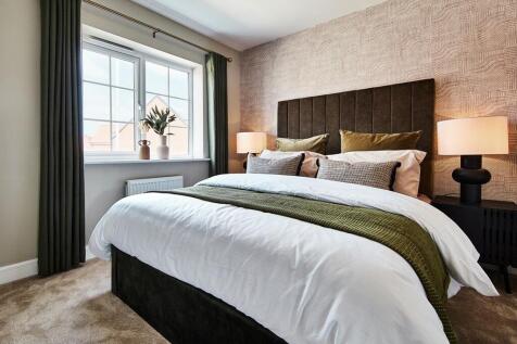 The Gosford has two double bedrooms, with space for storage