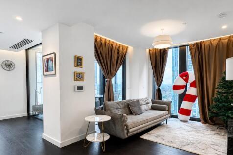 Experience luxury living in this stunning 2-bedroom, 2-bathroom apartment within the prestigious DAMAC Tower Nine Elms, located on Bondway, SW8. Situated on the 16th floor, the apartment offers stylis