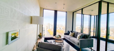 Luxury Two bedroom apartment, approx 938sq ft, 21st floor located in one of the most prestigious development Damac in Nine Elms. With the world renowned fashion designer VERSACE for the interior desig