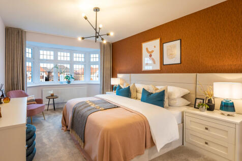 Main bedroom of the Oxford Lifestyle, a 3 bedroom house