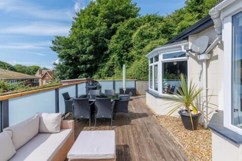 Wide decked terrace