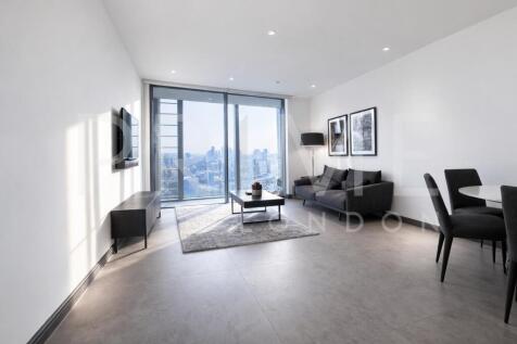 With bright expansive views, this exceptional one bedroom premium apartment of 707 sq ft (65.7 sqm) in One Blackfriars is available to lease through Prime London. This apartment offers stone flooring,