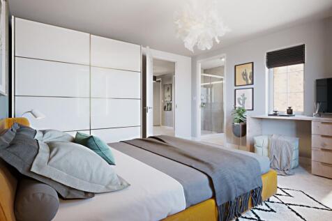 Main double bedroom with en suite to the Exeter, a 4 bedroom detached home