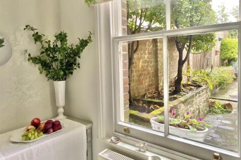 Sash Window View From Dining Room