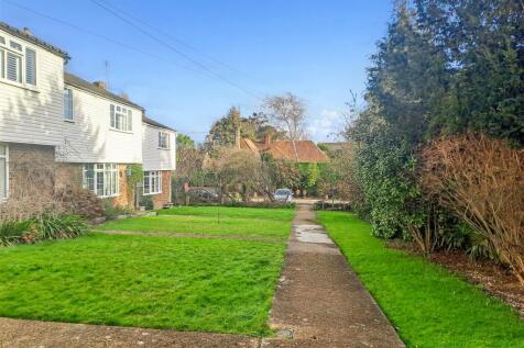 View Looking East Down Communal Pathway