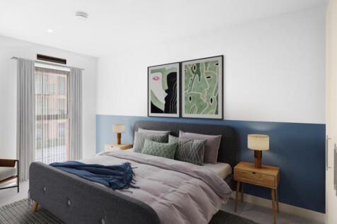 Main bedroom with built in wardrobe