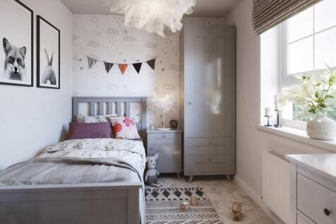 Lutterworth house type single bedroom