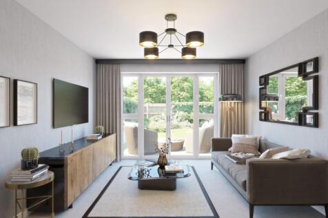 The Bedale bungalow living room CGI