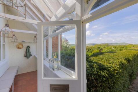 Porch with view of the Beacon