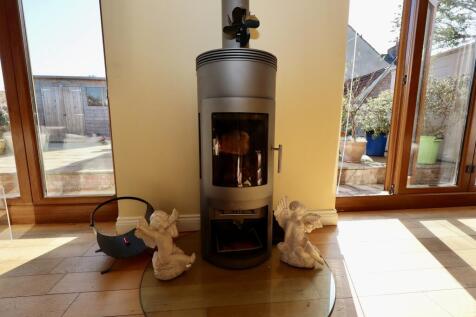 Woodburner in sitting room