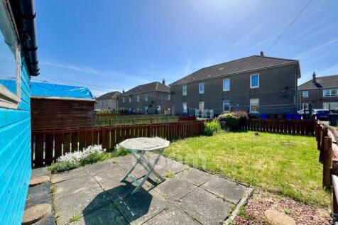 Barrie Terrace, Ardrossan rear garden