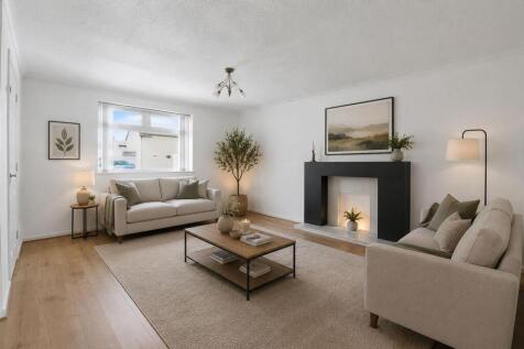 Living room staged