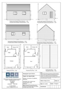 Lot 1 - Existing & Proposed Farm Office Plans and